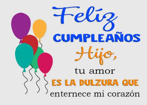 Feliz Cumpleaños Hijo - Dedica android App screenshot 4